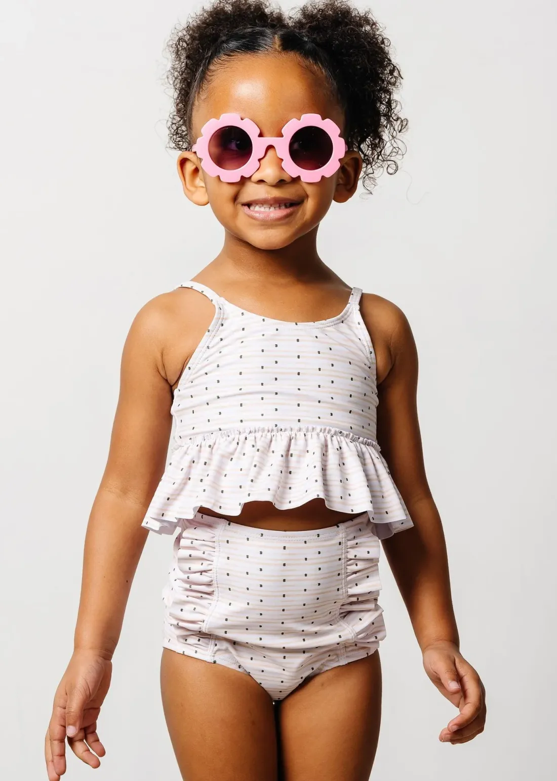 Kortni Jeane All Neutral | Mini Down in Front Ruffle Bottoms all-neutral Best