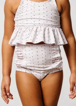 Kortni Jeane All Neutral | Mini Down in Front Ruffle Bottoms all-neutral Best