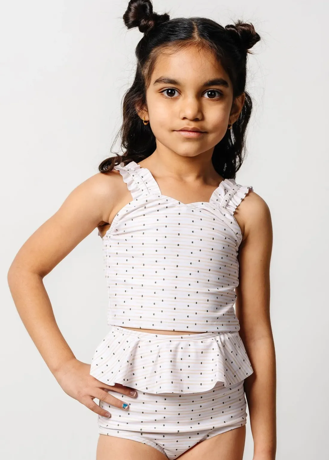 Kortni Jeane All Neutral | Mini Peplum Bottoms all-neutral Clearance