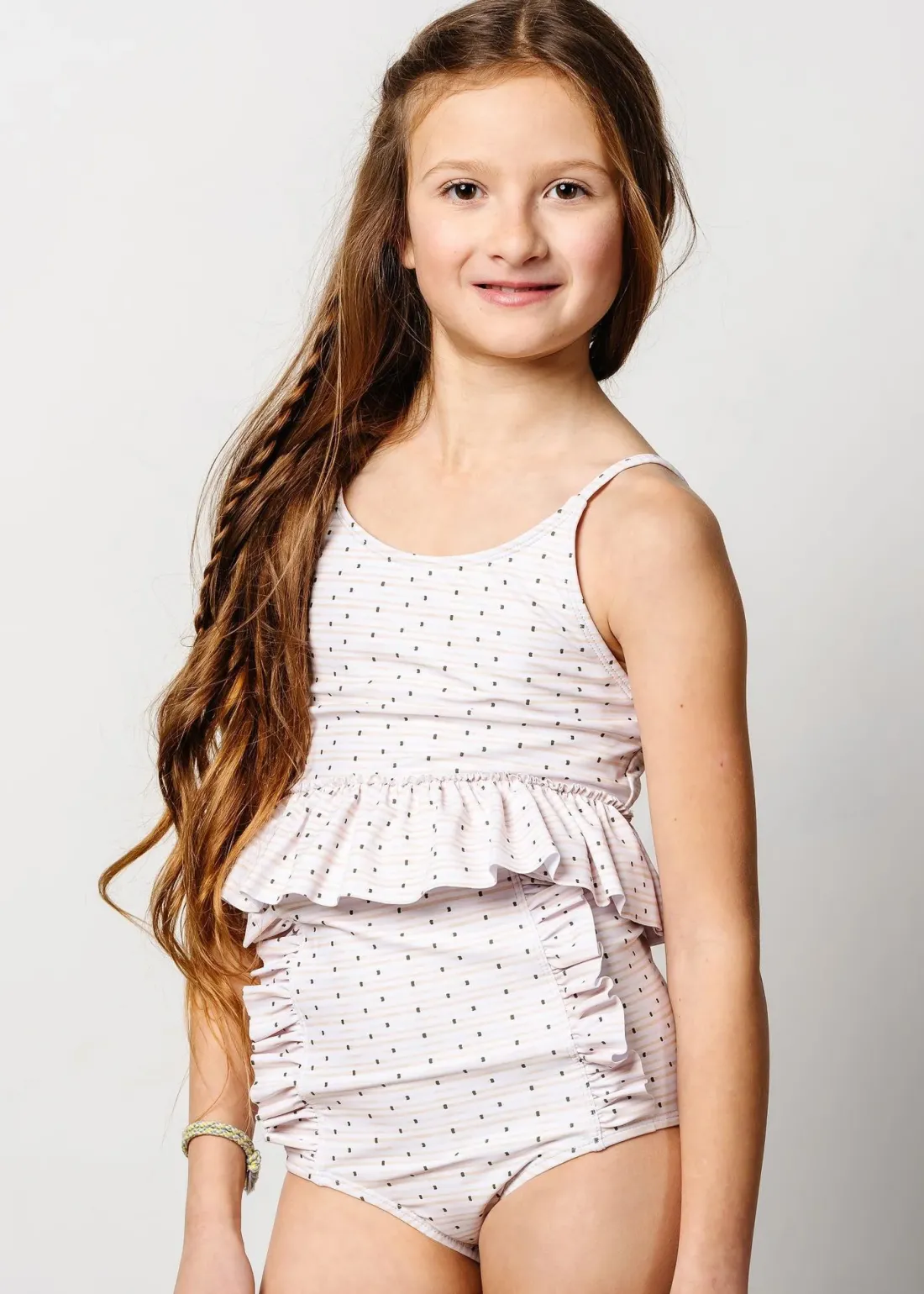 Kortni Jeane All Neutral | Youth Down in Front Ruffle Bottoms all-neutral Clearance