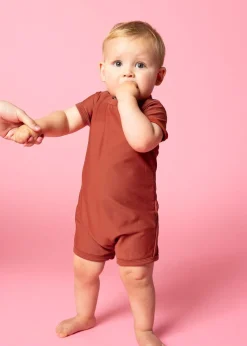 Kortni Jeane Amber Brown | Baby Shorties Rashguard (Unisex) AmberBrown Hot