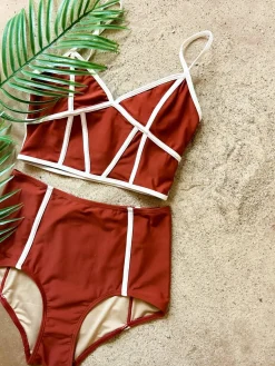 Kortni Jeane Amber Brown | Lined Up Bottoms AmberBrown Hot