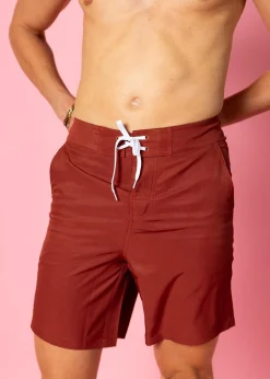 Kortni Jeane Amber Brown | Mens Swim Trunks AmberBrown Sale