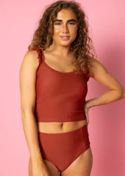 Kortni Jeane Amber Brown | Mid-Rise Bottoms AmberBrown New