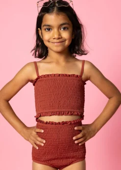 Kortni Jeane Amber Brown | Mini Bandeau Top AmberBrown Sale