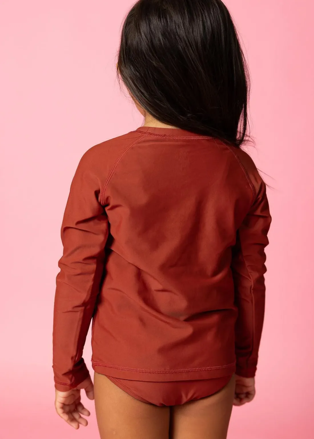 Kortni Jeane Amber Brown | Mini Rashguard Top (Unisex) AmberBrown New