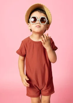 Kortni Jeane Amber Brown | Mini Shorties Rashguard (Unisex) AmberBrown Outlet