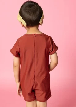 Kortni Jeane Amber Brown | Mini Shorties Rashguard (Unisex) AmberBrown Outlet
