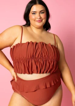Kortni Jeane Amber Brown | Peplum Bottoms AmberBrown Online