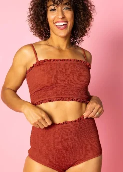 Kortni Jeane Amber Brown | Smocked Bottoms AmberBrown Clearance