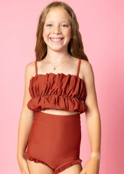 Kortni Jeane Amber Brown | Youth All Ruffled Up Bottoms AmberBrown Outlet
