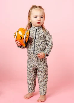 Kortni Jeane Antique Daisy | Baby Rashguard One-Piece (Unisex) AntiqueDaisy Outlet