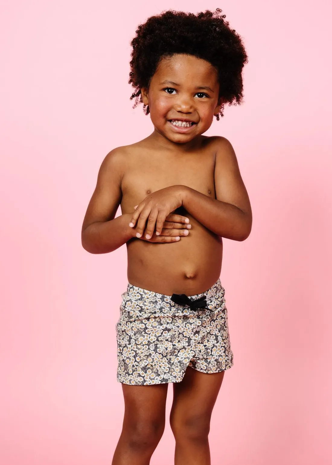 Kortni Jeane Antique Daisy | Mini Euro Shorts AntiqueDaisy Clearance