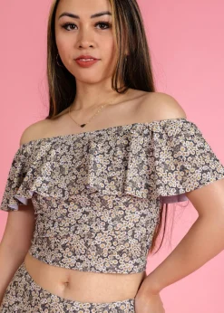 Kortni Jeane Antique Daisy | Ruffled Around Top AntiqueDaisy Hot