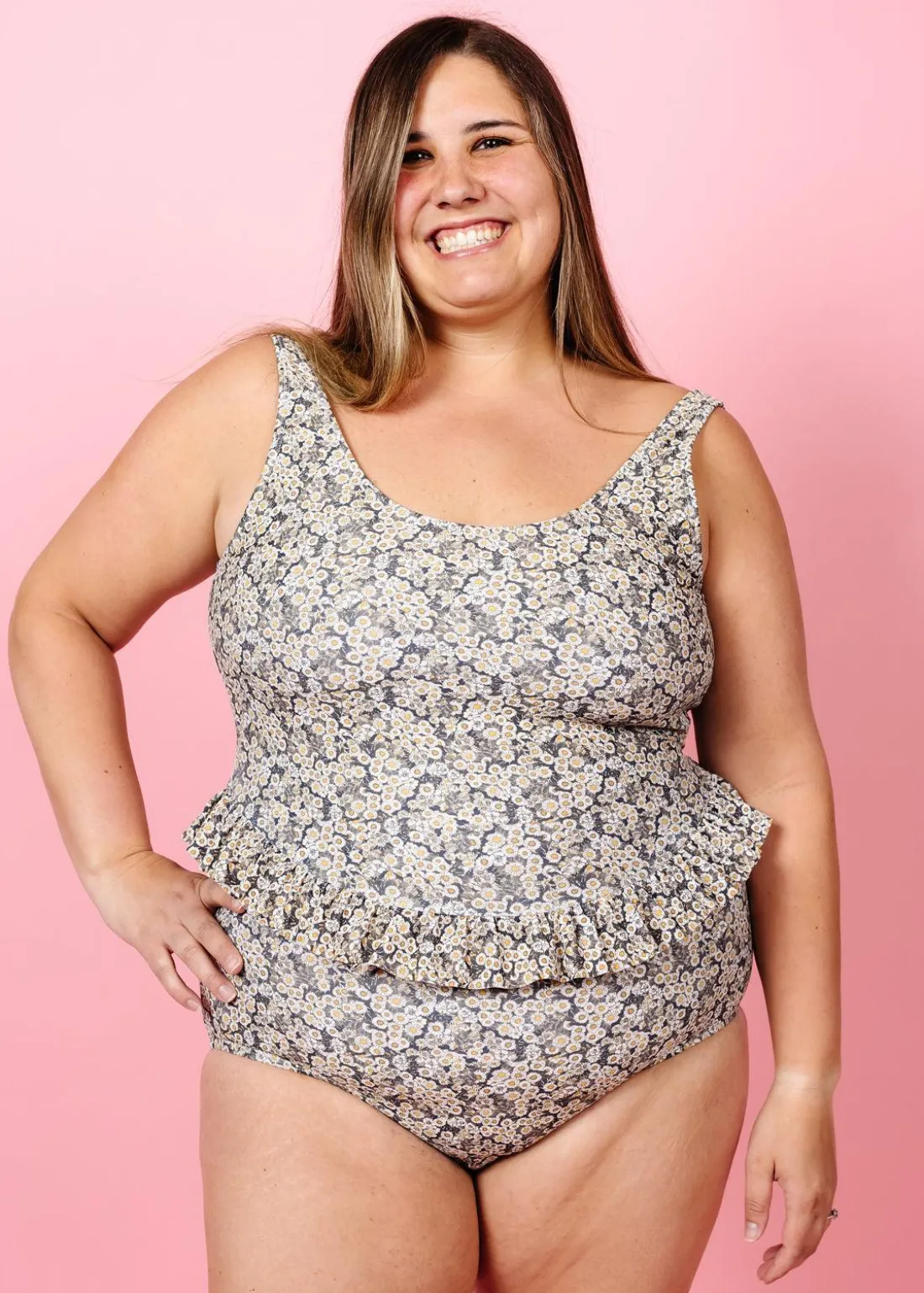 Kortni Jeane Antique Daisy | Skirted One-Piece AntiqueDaisy New