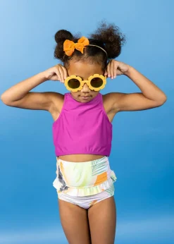 Kortni Jeane | Mini Racer Back Top Berry Clearance