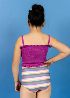 Kortni Jeane | Youth Bandeau Top Berry Hot