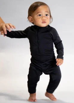 Kortni Jeane | Baby Rashguard One-Piece (Unisex) Black New