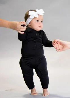 Kortni Jeane | Baby Rashguard One-Piece (Unisex) Black New