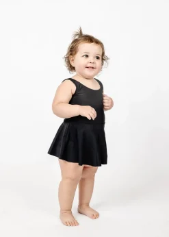 Kortni Jeane | Baby Skirted One-Piece Black Clearance