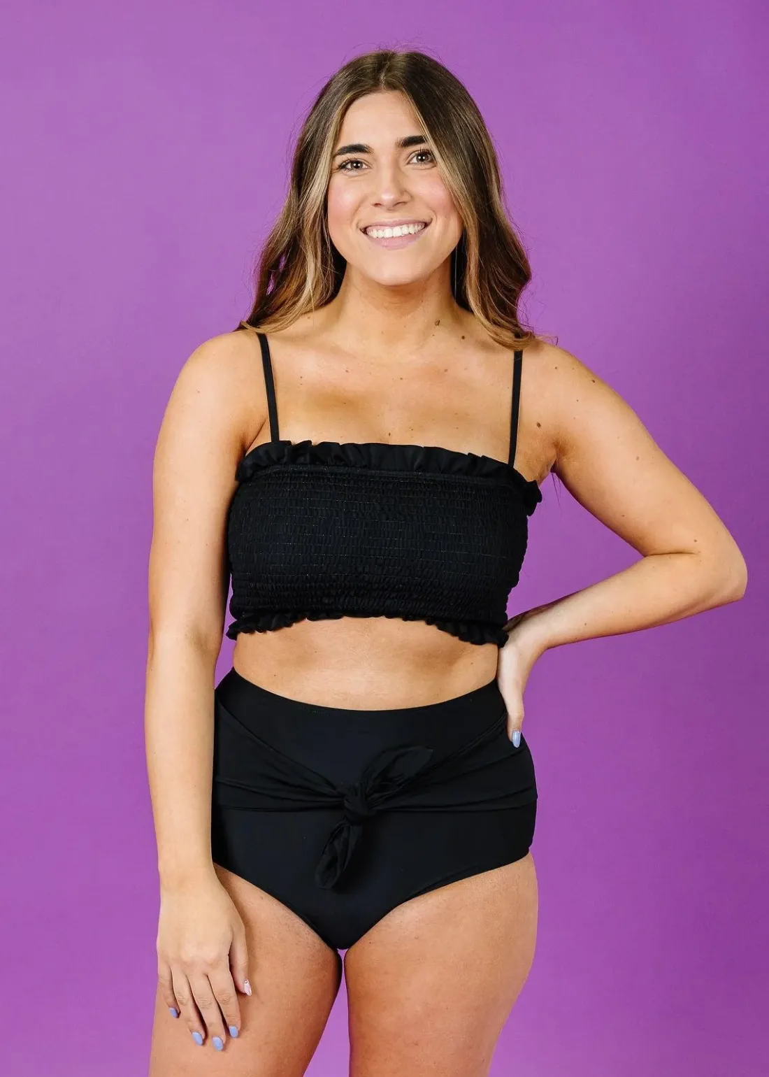 Kortni Jeane | Bandeau Top Black Online