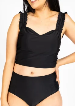 Kortni Jeane | Mid-Rise Bottoms Black Clearance