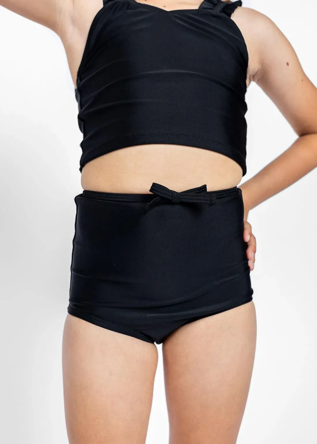 Kortni Jeane | Mini Bow Bottoms Black Outlet