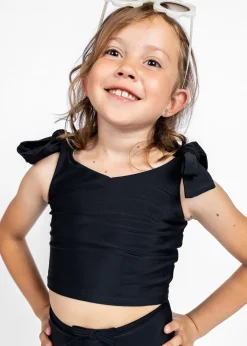 Kortni Jeane | Mini Knot Top Black Fashion