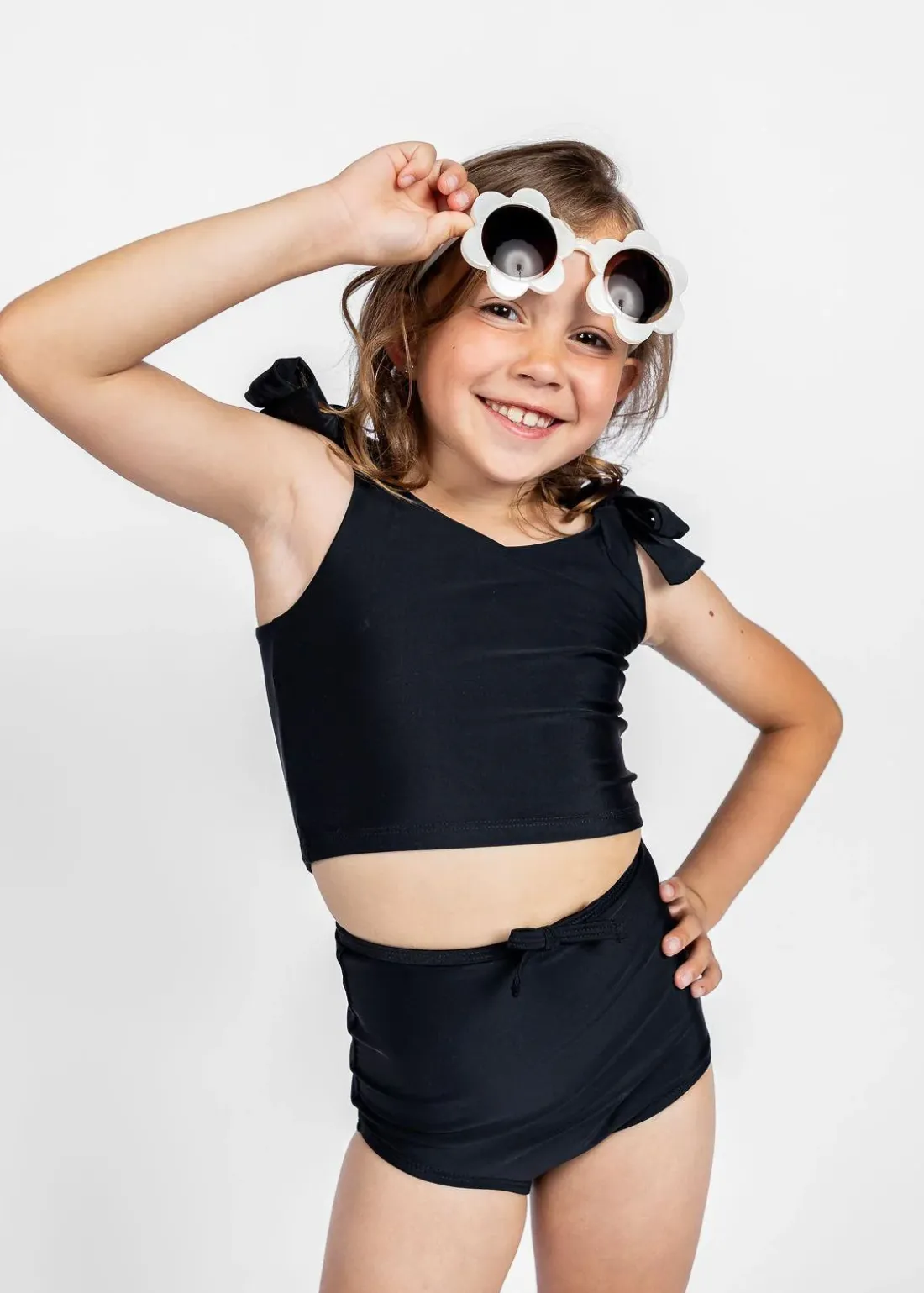 Kortni Jeane | Mini Knot Top Black Fashion