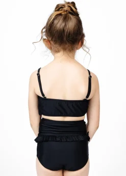 Kortni Jeane | Mini Mid-Ruffle Bottoms Black Hot