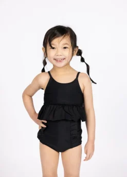 Kortni Jeane | Mini Peplum Top Black Online