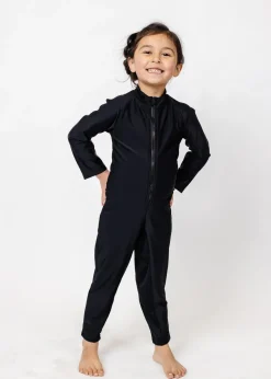 Kortni Jeane | Mini Rashguard One-Piece (Unisex) Black Outlet