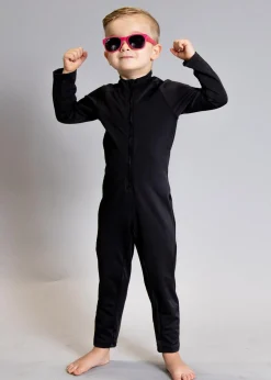 Kortni Jeane | Mini Rashguard One-Piece (Unisex) Black Outlet