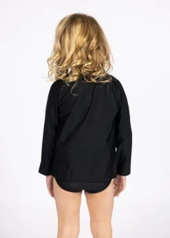 Kortni Jeane | Mini Rashguard Top (Unisex) with Zipper Black Sale