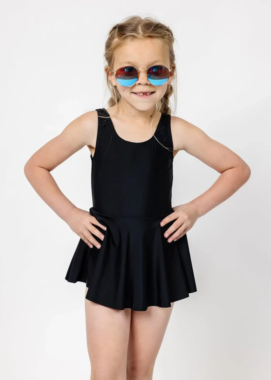Kortni Jeane | Mini Skirted One-Piece Black Best
