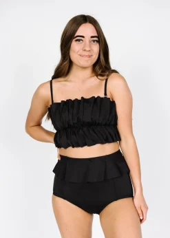 Kortni Jeane | Peplum Bottoms Black Discount