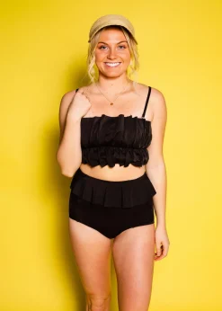 Kortni Jeane | Peplum Bottoms Black Discount