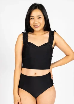 Kortni Jeane | Ripple Top Black New