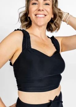 Kortni Jeane | Ripple Top Black New