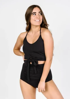 Kortni Jeane | Ruched Bottoms 2.0 Black Hot