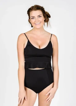 Kortni Jeane | Scoop Back Top Black Best