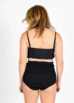 Kortni Jeane | Smocked Bottoms Black Hot