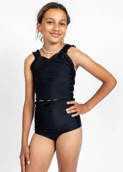 Kortni Jeane | Youth Ripple Top Black Best