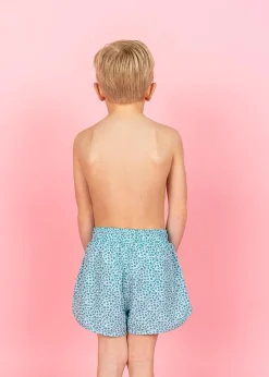 Kortni Jeane Blue Ditsy Floral | Mini Retro Shorties BlueDitsyFloral New
