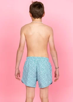 Kortni Jeane Blue Ditsy Floral | Youth Retro Shorties BlueDitsyFloral Discount
