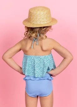 Kortni Jeane Blue Skies | Mini Mid-Ruffle Bottoms BlueSkies Discount