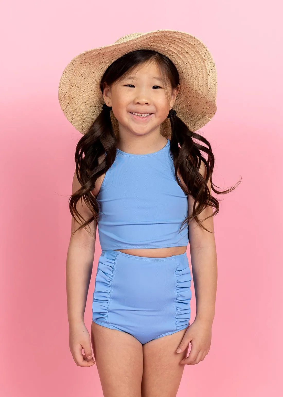 Kortni Jeane Blue Skies | Mini Racer Back Top BlueSkies Hot