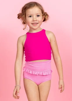 Kortni Jeane Bold Fuchsia | Mini Racer Back Top BoldFuchsia New
