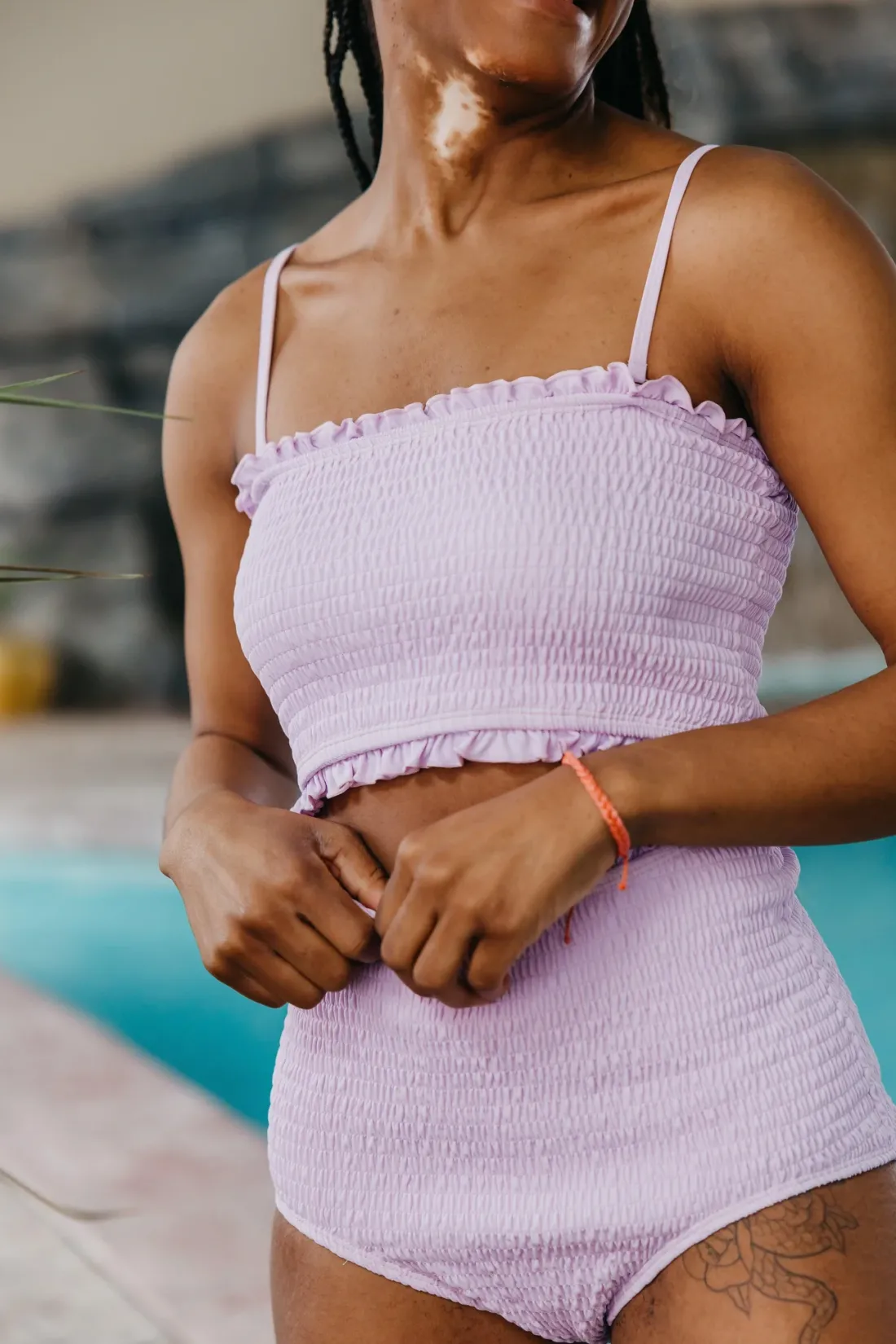 Kortni Jeane Bright Lilac | Bandeau Top BrightLilac Discount
