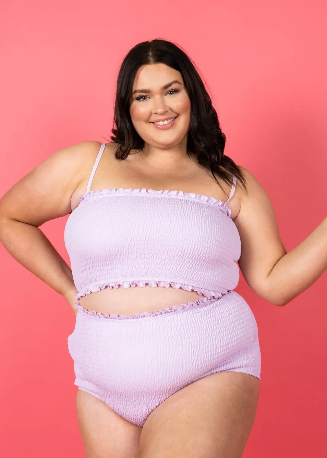 Kortni Jeane Bright Lilac | Bandeau Top BrightLilac Discount